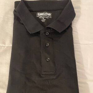 NEW Kirkland Black polo shirt  size xl